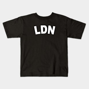 LDN White Bold Kids T-Shirt